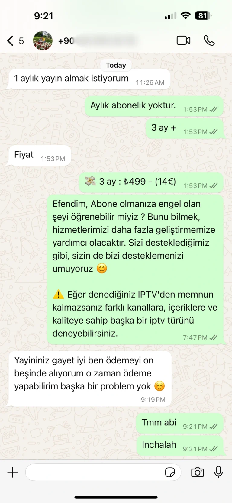 iptv satın al​